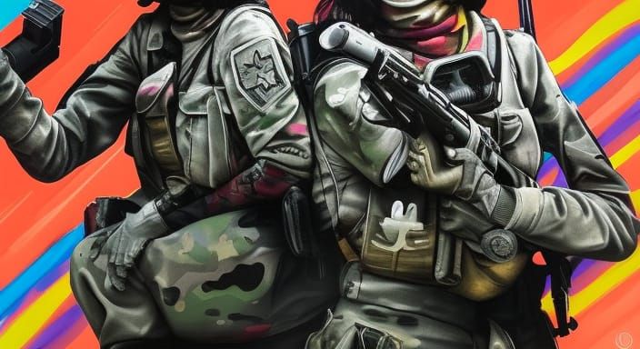 Call of Duty Mobile female soldier twitch