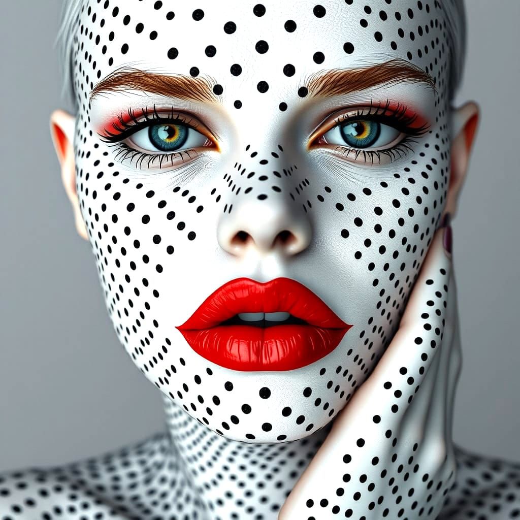 Some Days Lydia See Spots   by @AIUrbanTemple