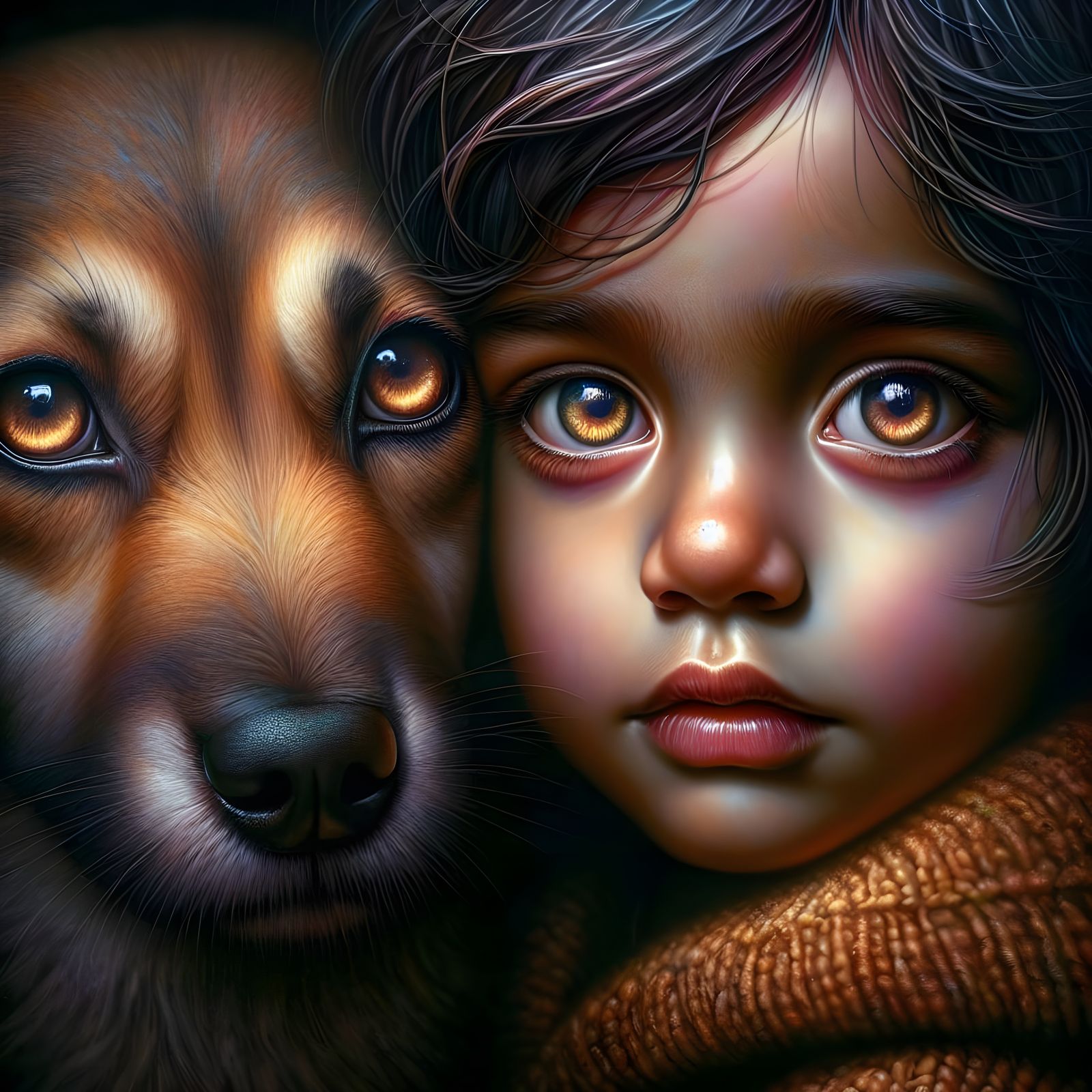 Brown Eyes   by @Floe Joe 