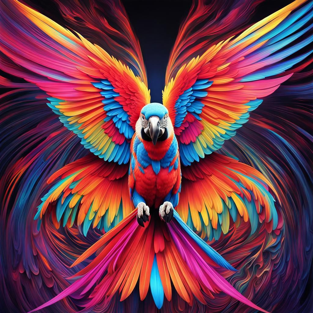  parrot  by @crazy_old_man