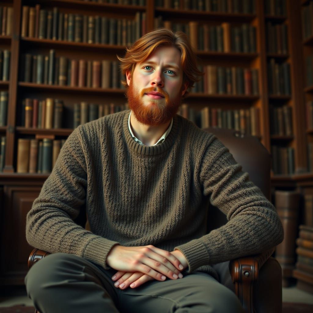 <lora:Anastasia:1.0> ginger male portrait