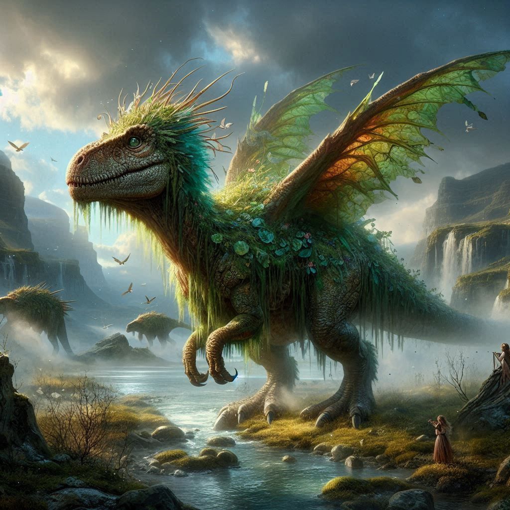 Faerysaurus Rex  by @Cthlooly 