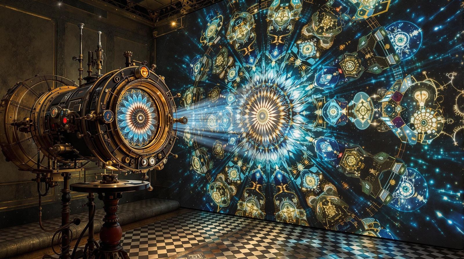 The Kaleidoscope Projector  by @Dorkish