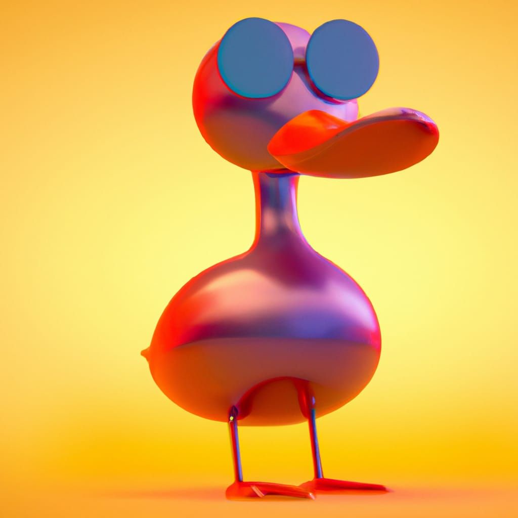 sophisticated duck - AI Generated Artwork - NightCafe Creator