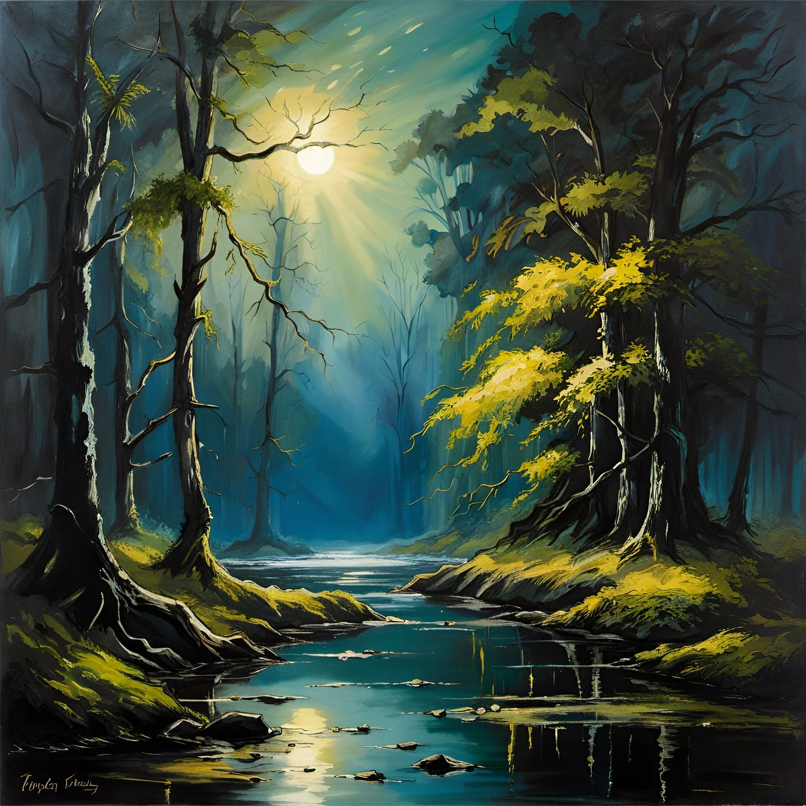 Swamp Moonlight