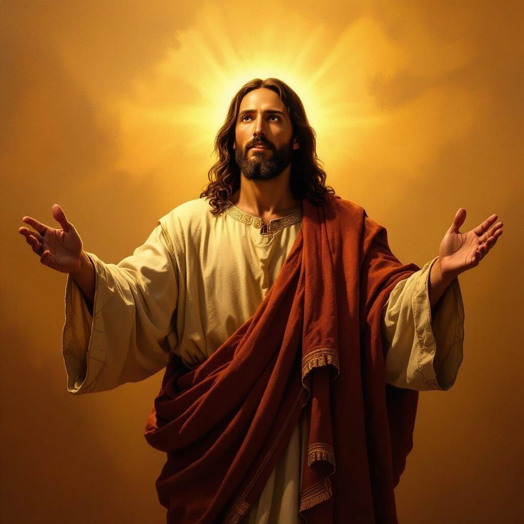 jesus christ open arms