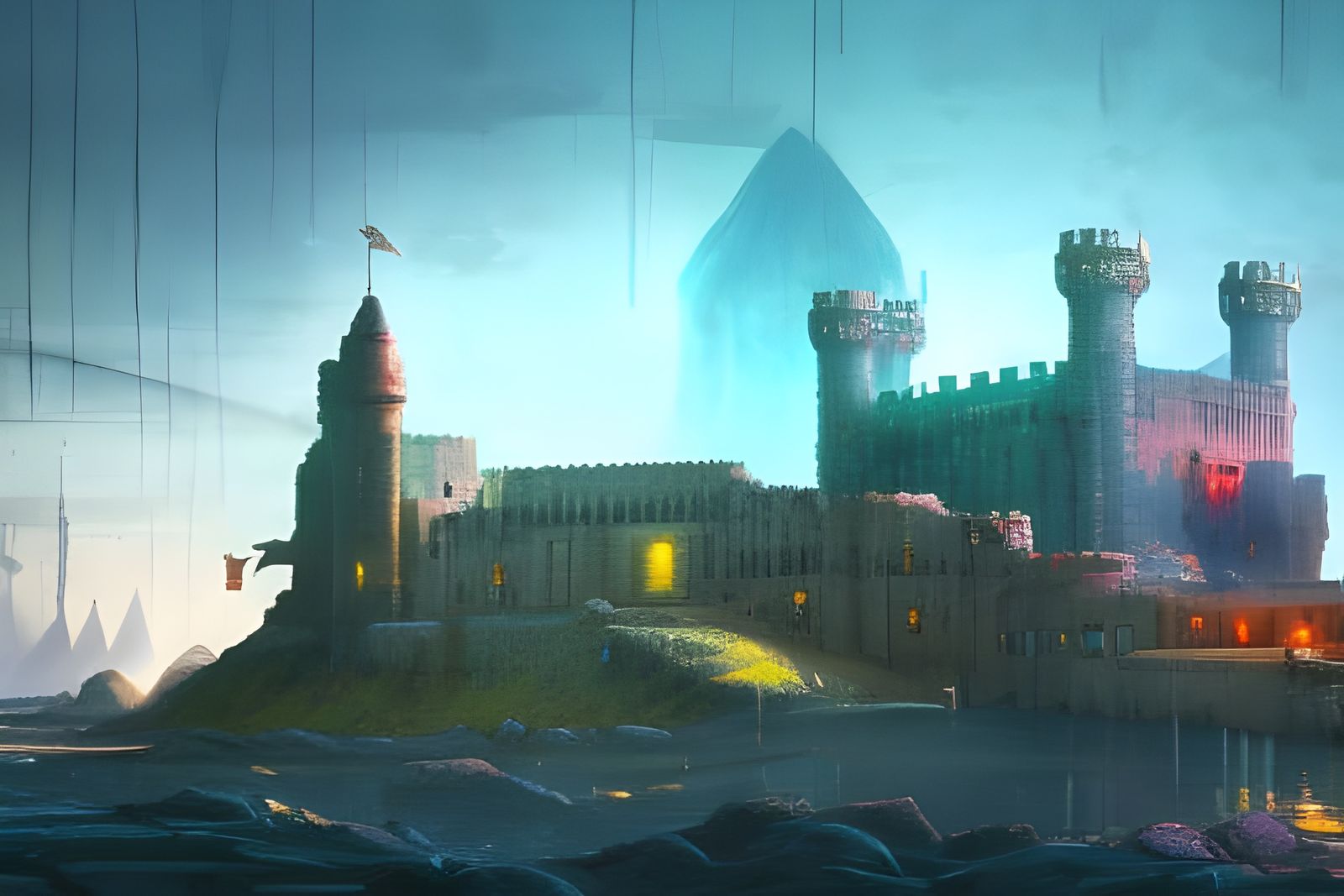 Cyberpunk Castle
