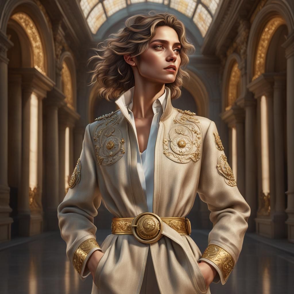 Ultra realistic full body photo of an Italian female model w...