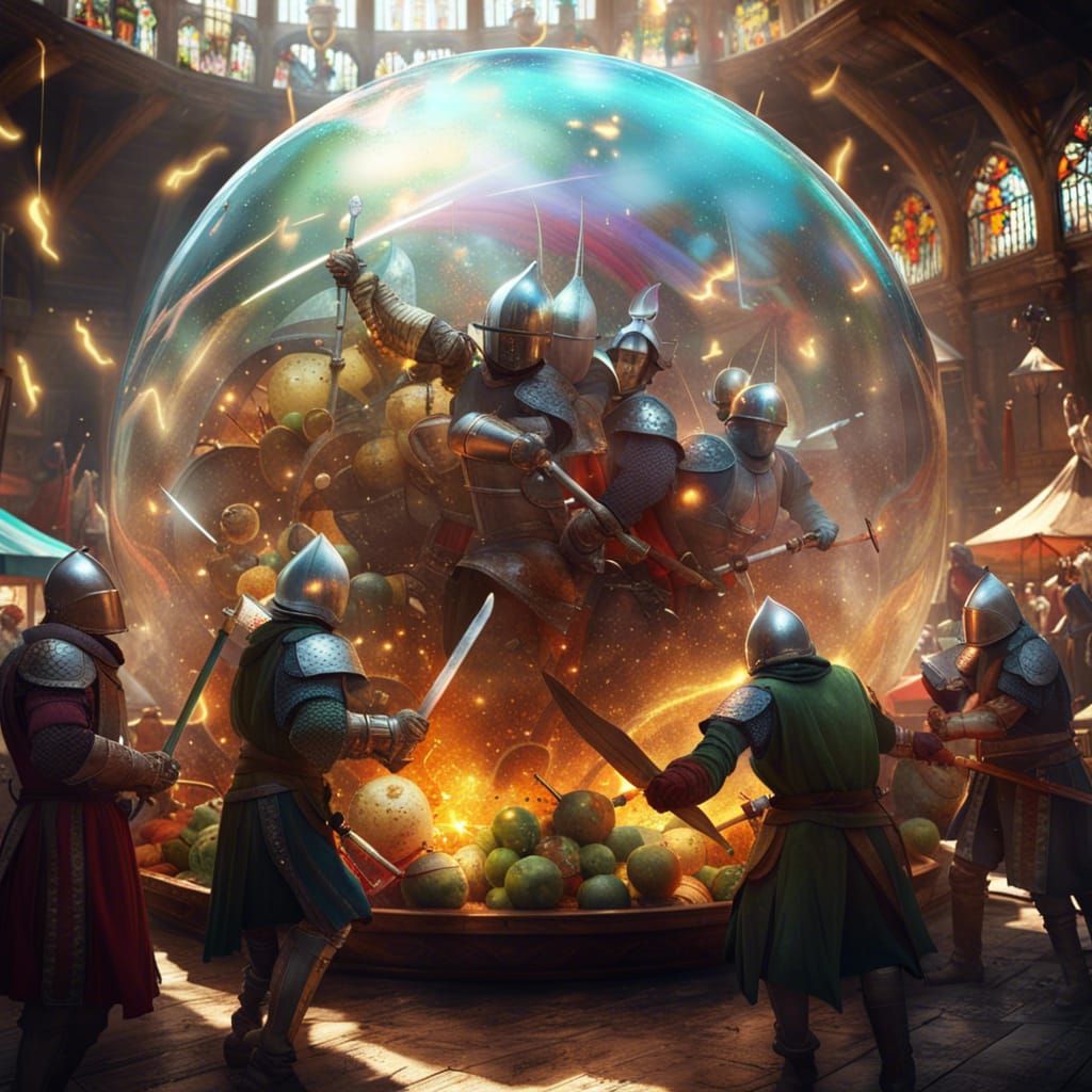 Caught in a sphere   by @Klara