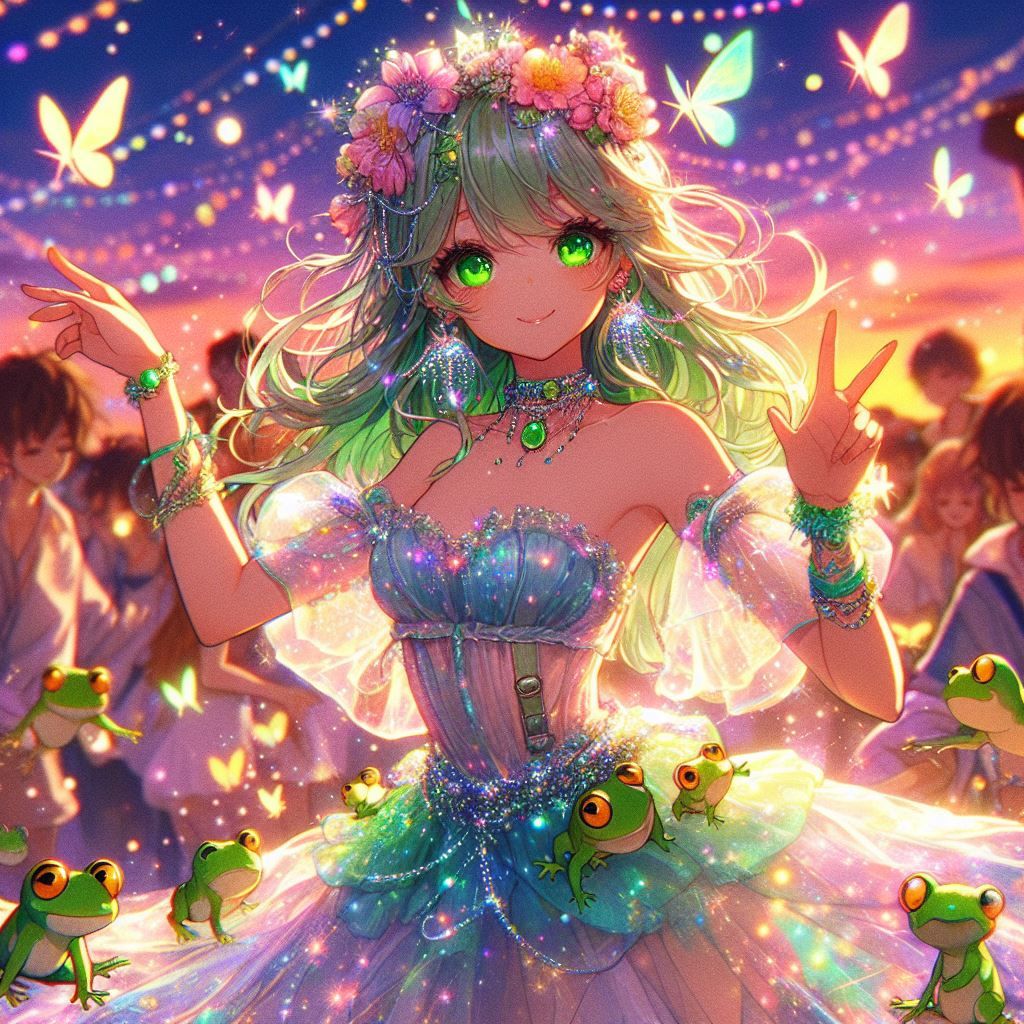 Green Frog Party 2 💚🐸🤘