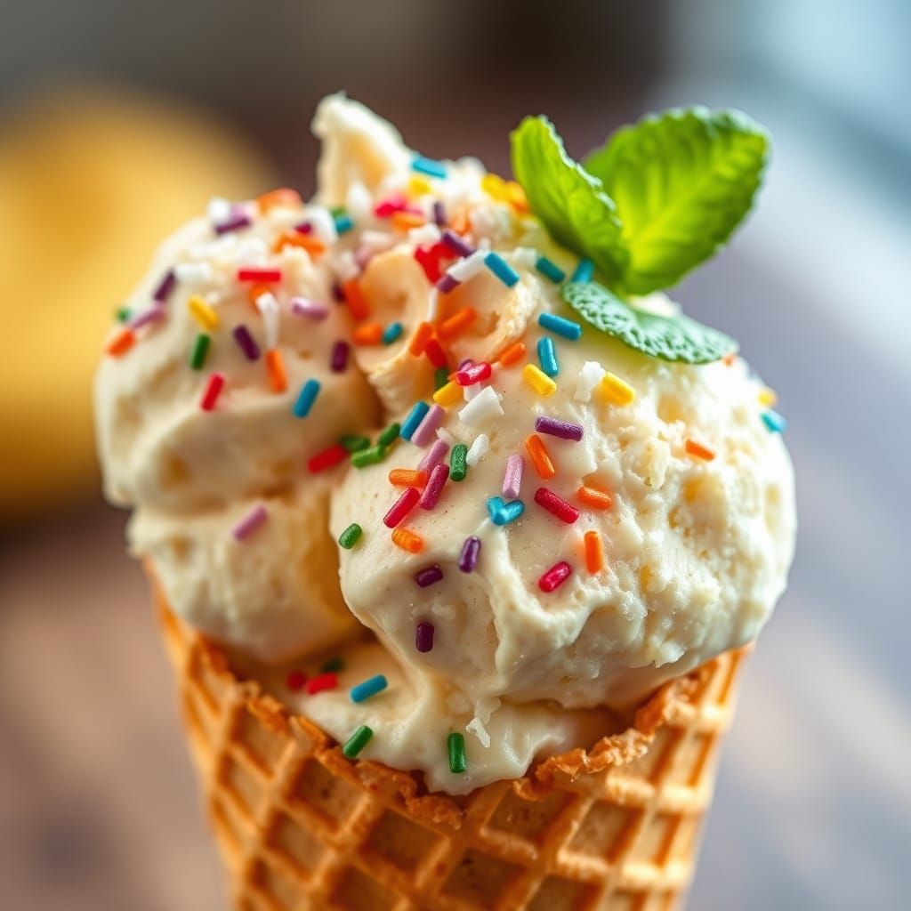  "Scoops of banana nice cream   by @undefined