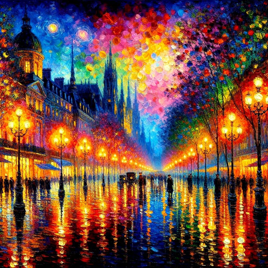 Street Night Scene