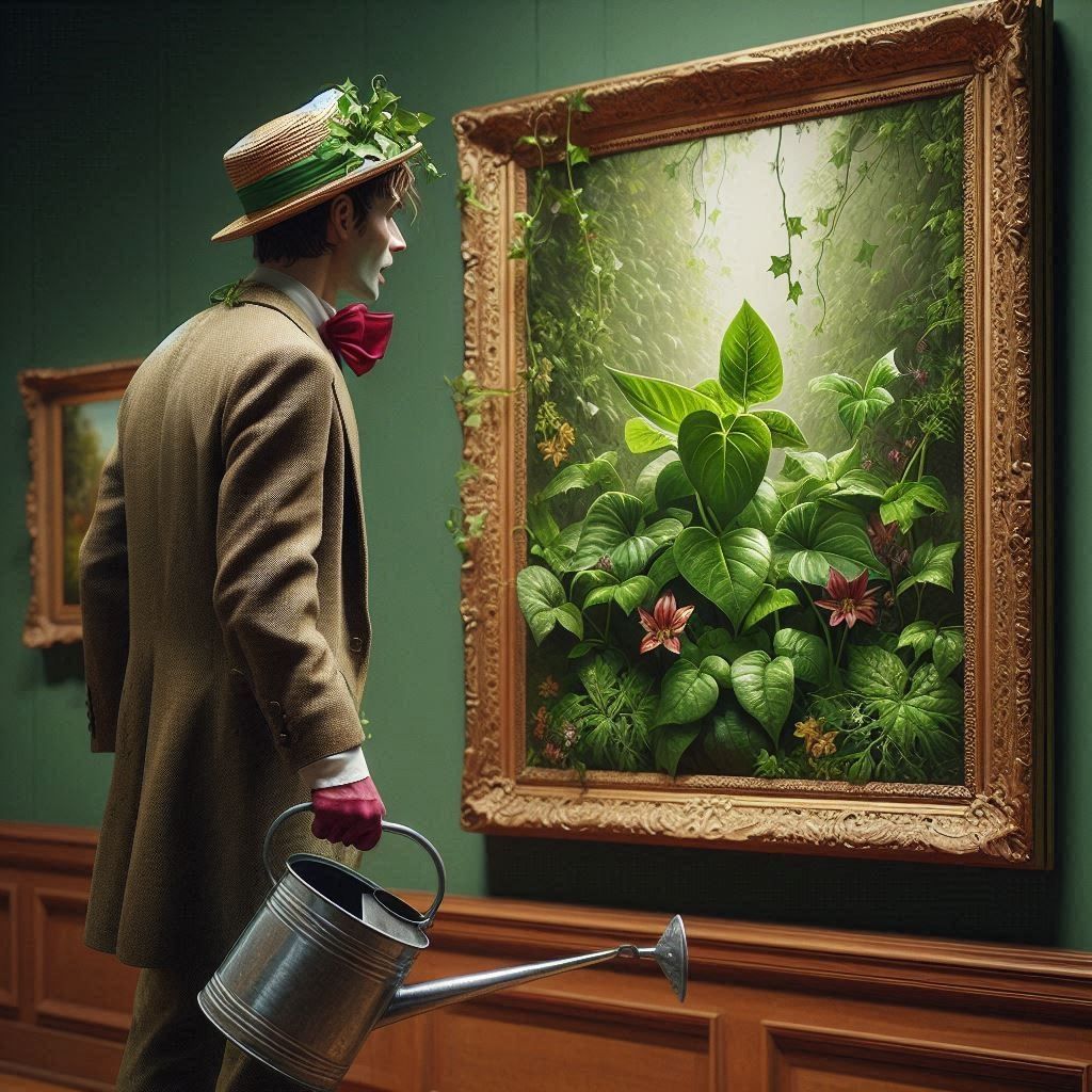 The man with the green fingers