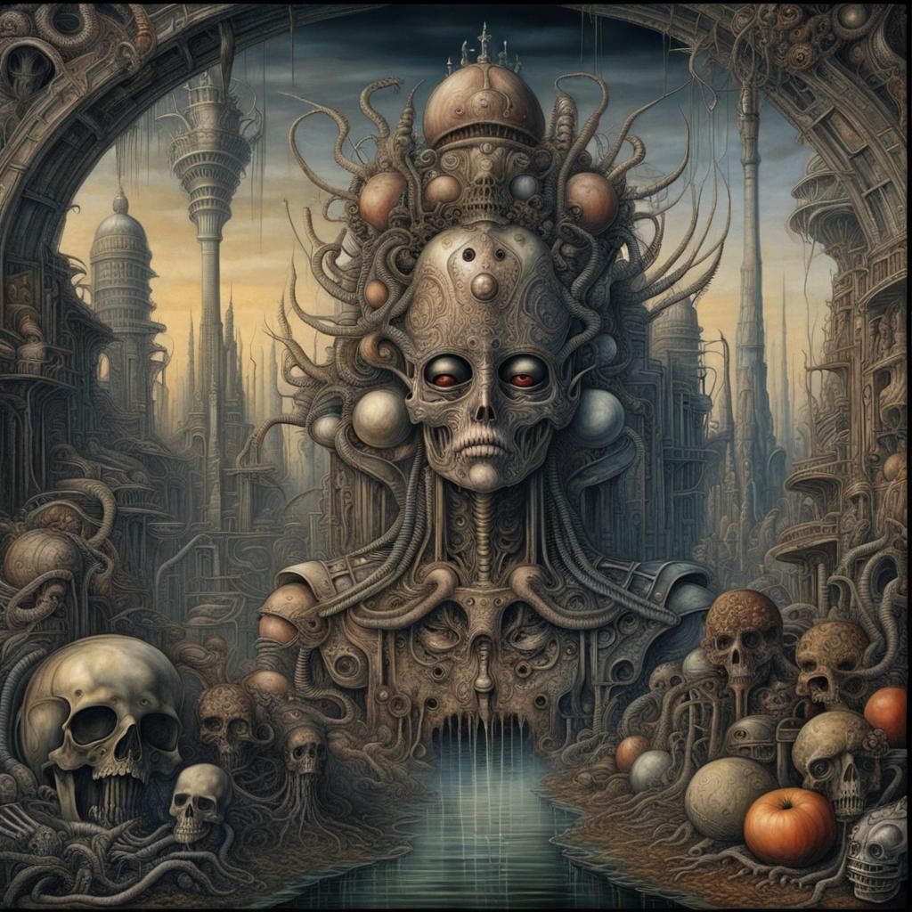 Post apocalyptic wonderland , by lady in the radiator, H.R. ...