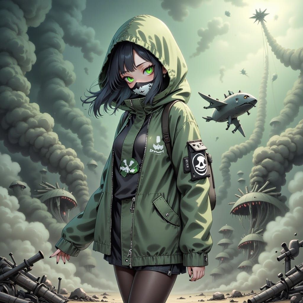 <lora:FairytaleCalamity Fx:1.0>, anime, apocalyptic, post-apocalysm, pixiv, manga scan, anime wallpaper