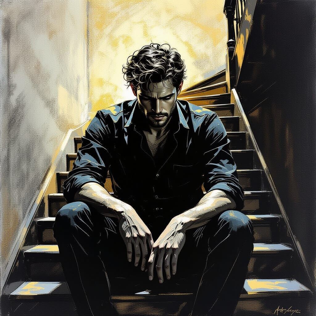 Melancholy prophet  by @MarkMachine