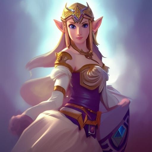 Princess Zelda  by @EriTheEgg