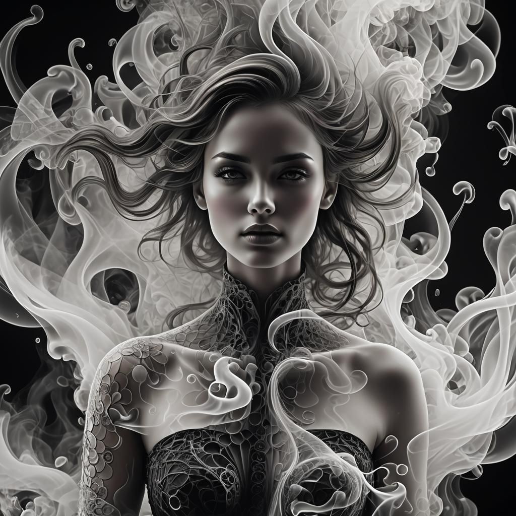 She’s Smokin    by @Oria