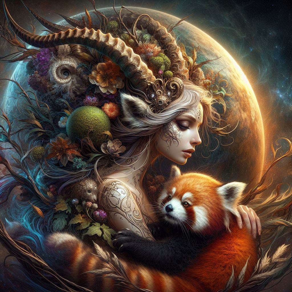 Artémis, forest goddess  by @CloST 