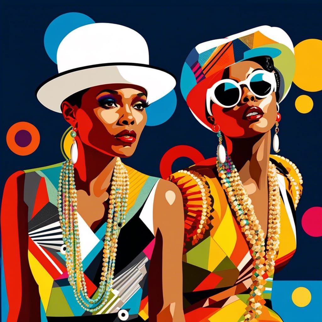 Janelle Monae J. C. Leyen'decker Mondian fashion models sketch ...