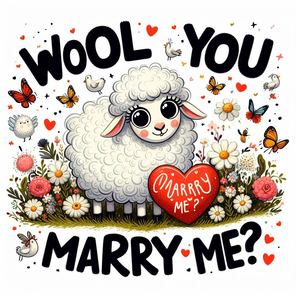 Wool you marry me? 💕
