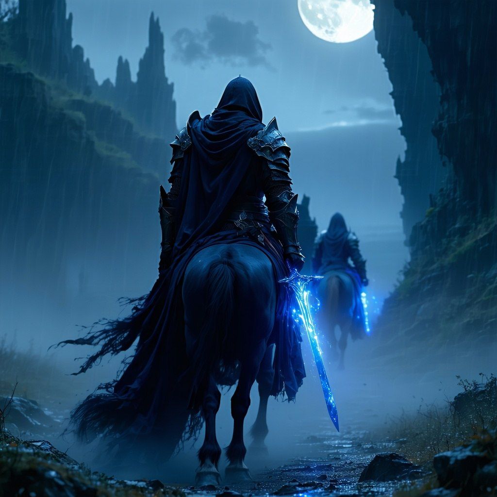 Beneath a sky of fading blue.