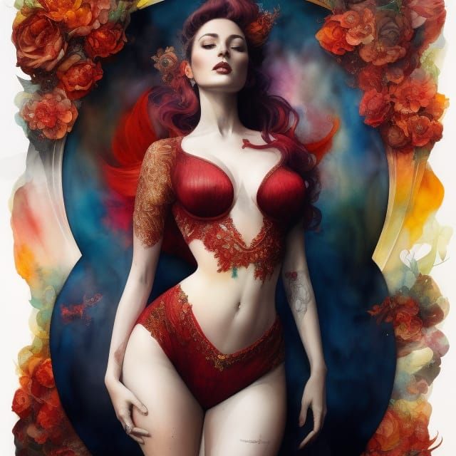 sublime in red