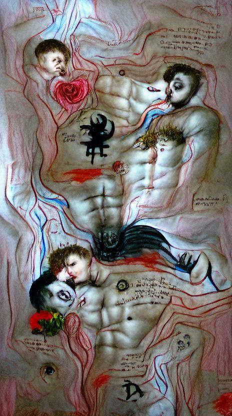 "When my sick body in his love lies drowned/ And he lies cor...
