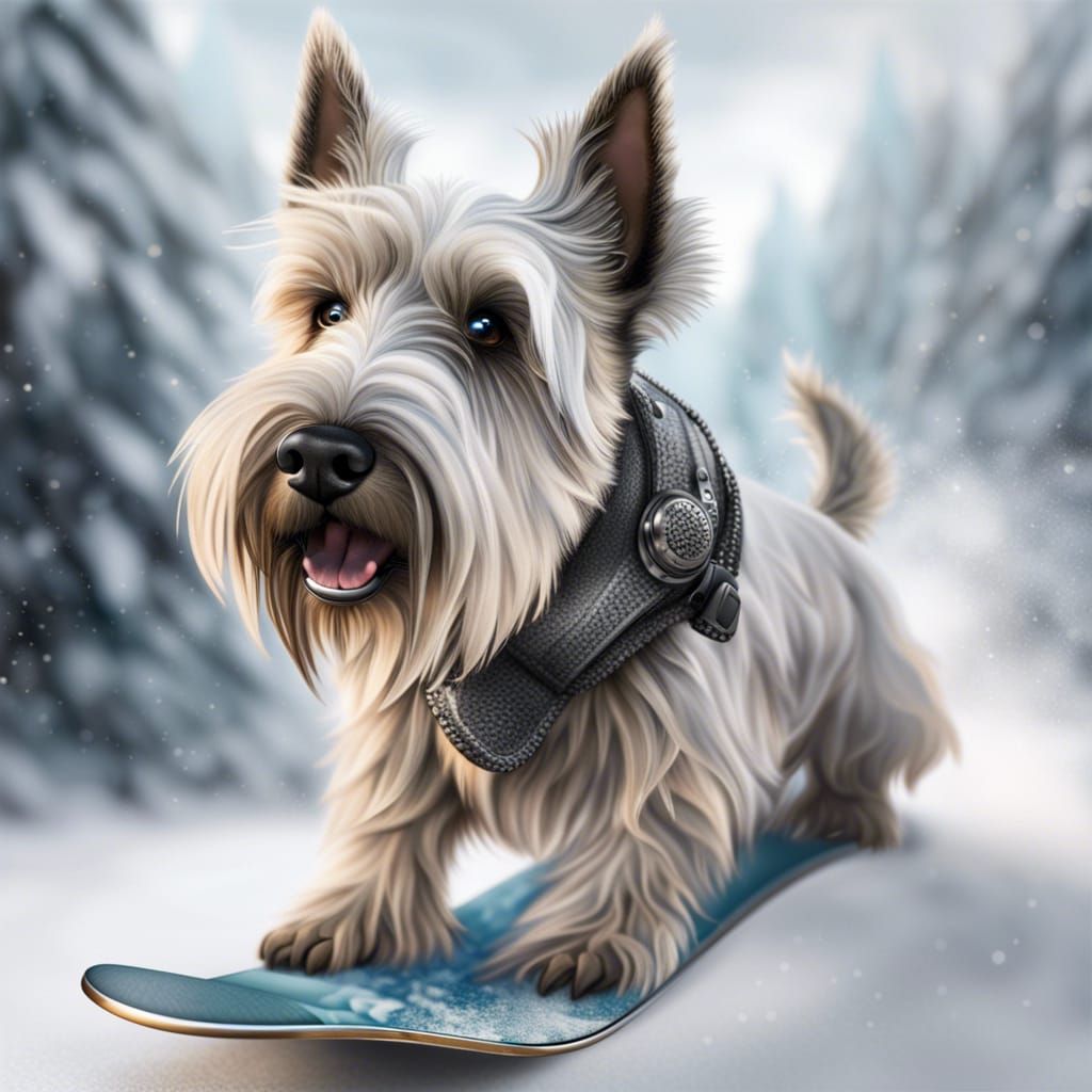 Snowboarding Scottie