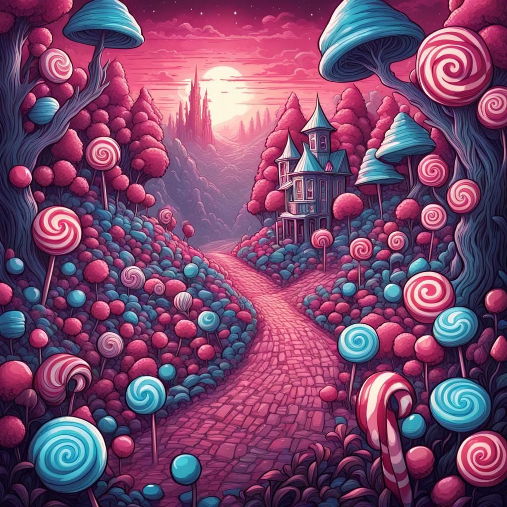 Candy Wonderland  by @VaniTee