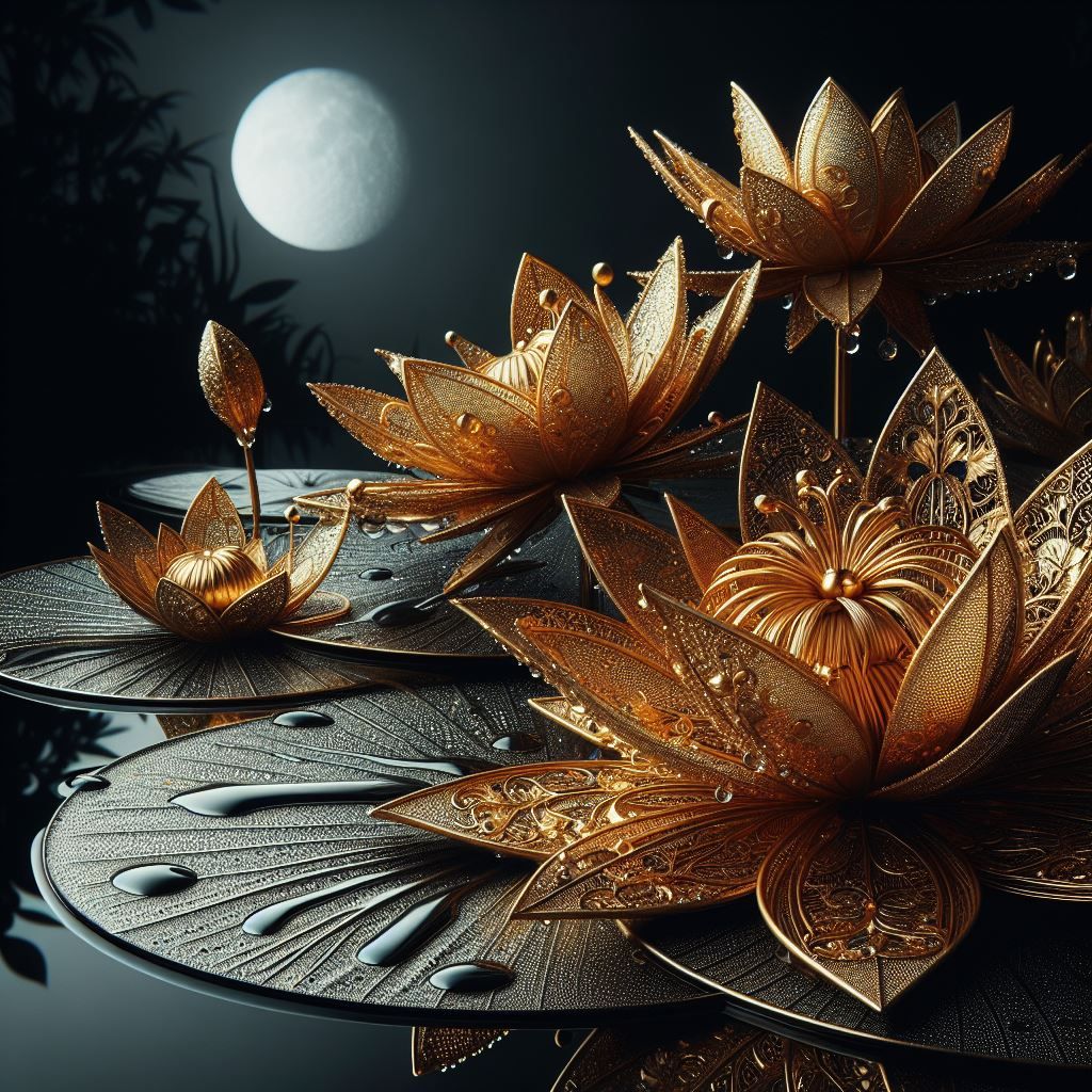 Golden Lotus Pond