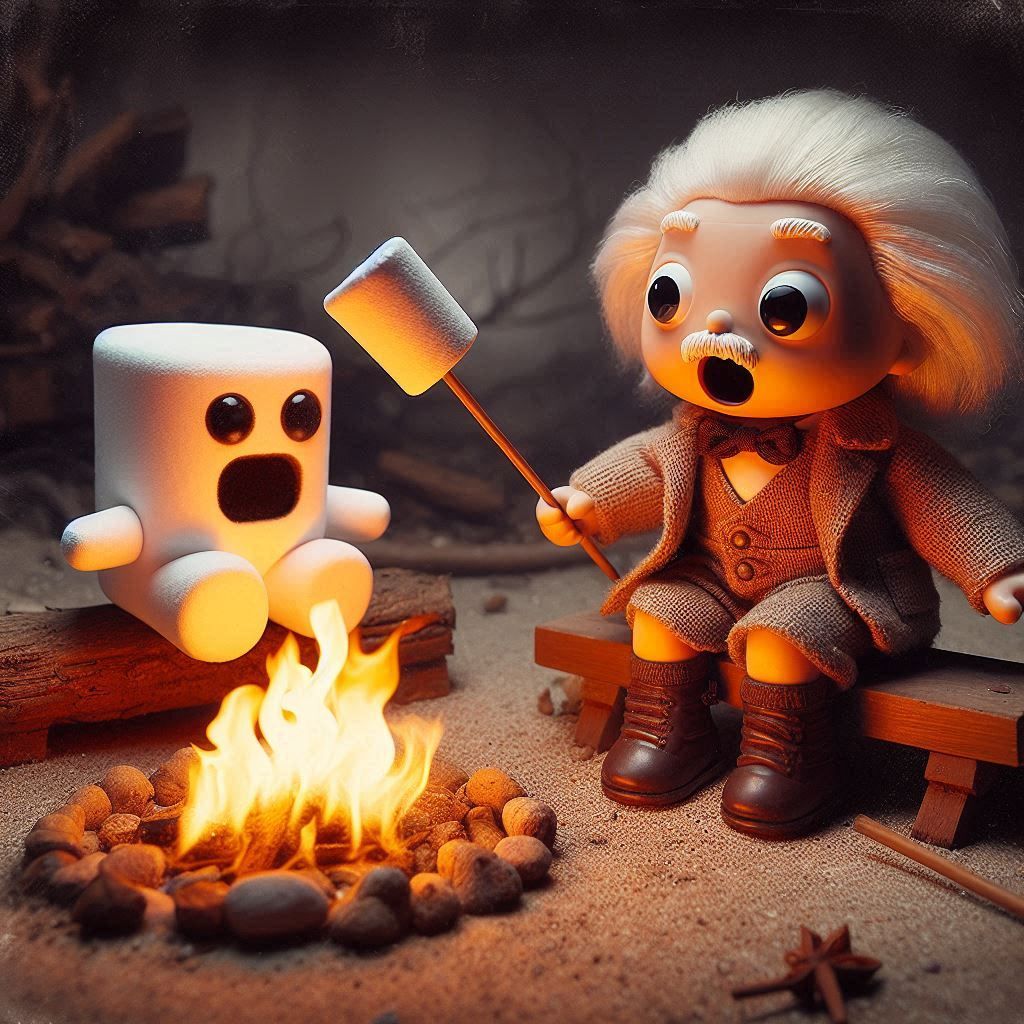 Much to the chagrin of his long-time colleague, Einstein discovers the Toasted Marshmallow🔥
