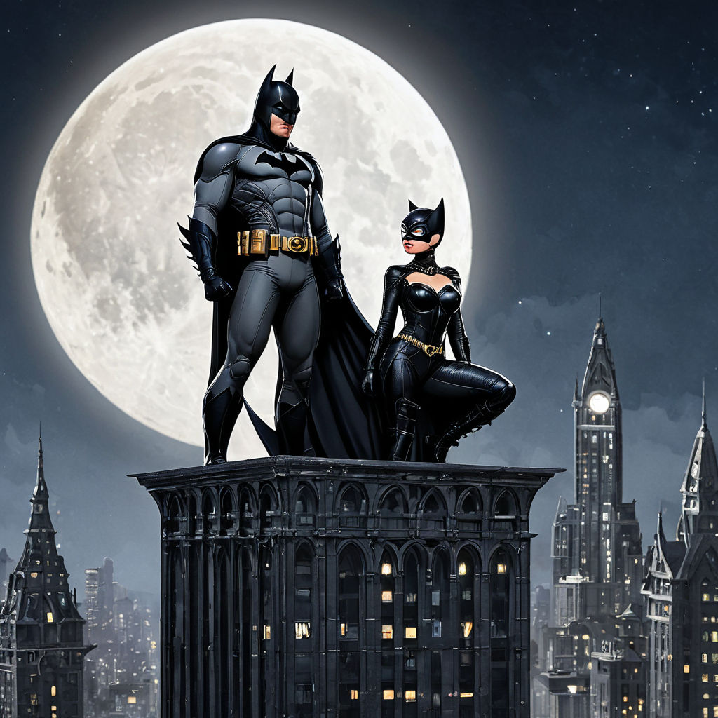 Batman and cat woman