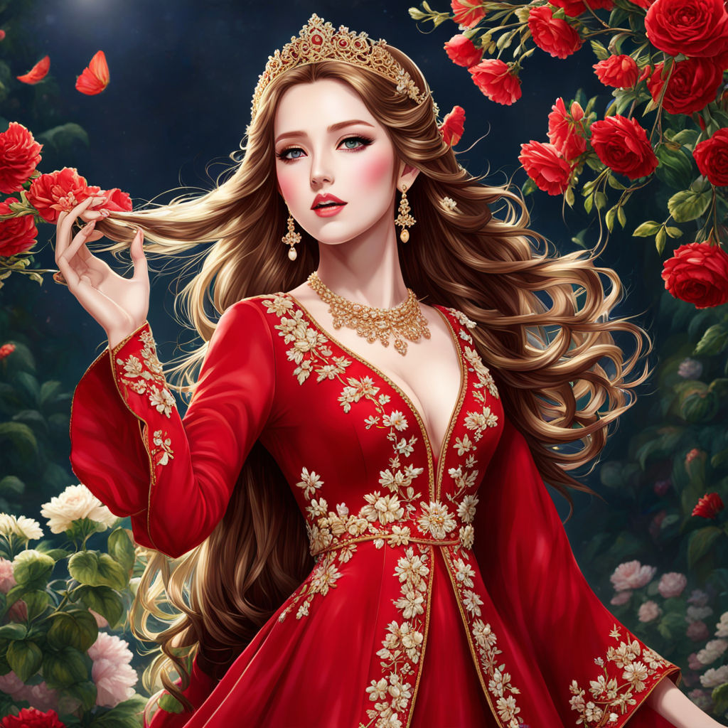 Beauty illustration  portrait