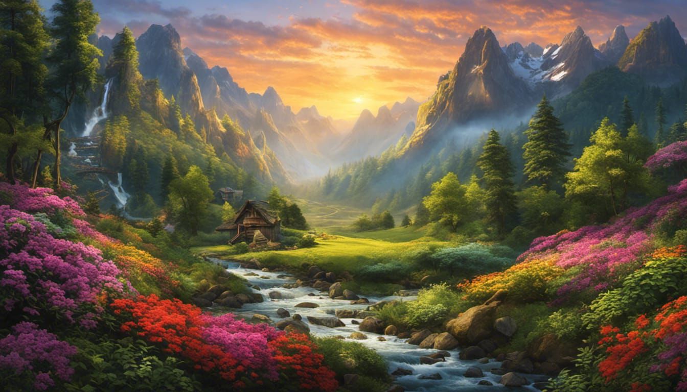 Most Amazing World Renowned Prize Winning Masterpiece of a Mountain Landscape-12358 -   by @Preppergal
