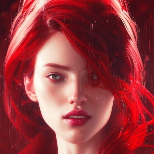 Red - AI Generated Artwork - NightCafe Creator