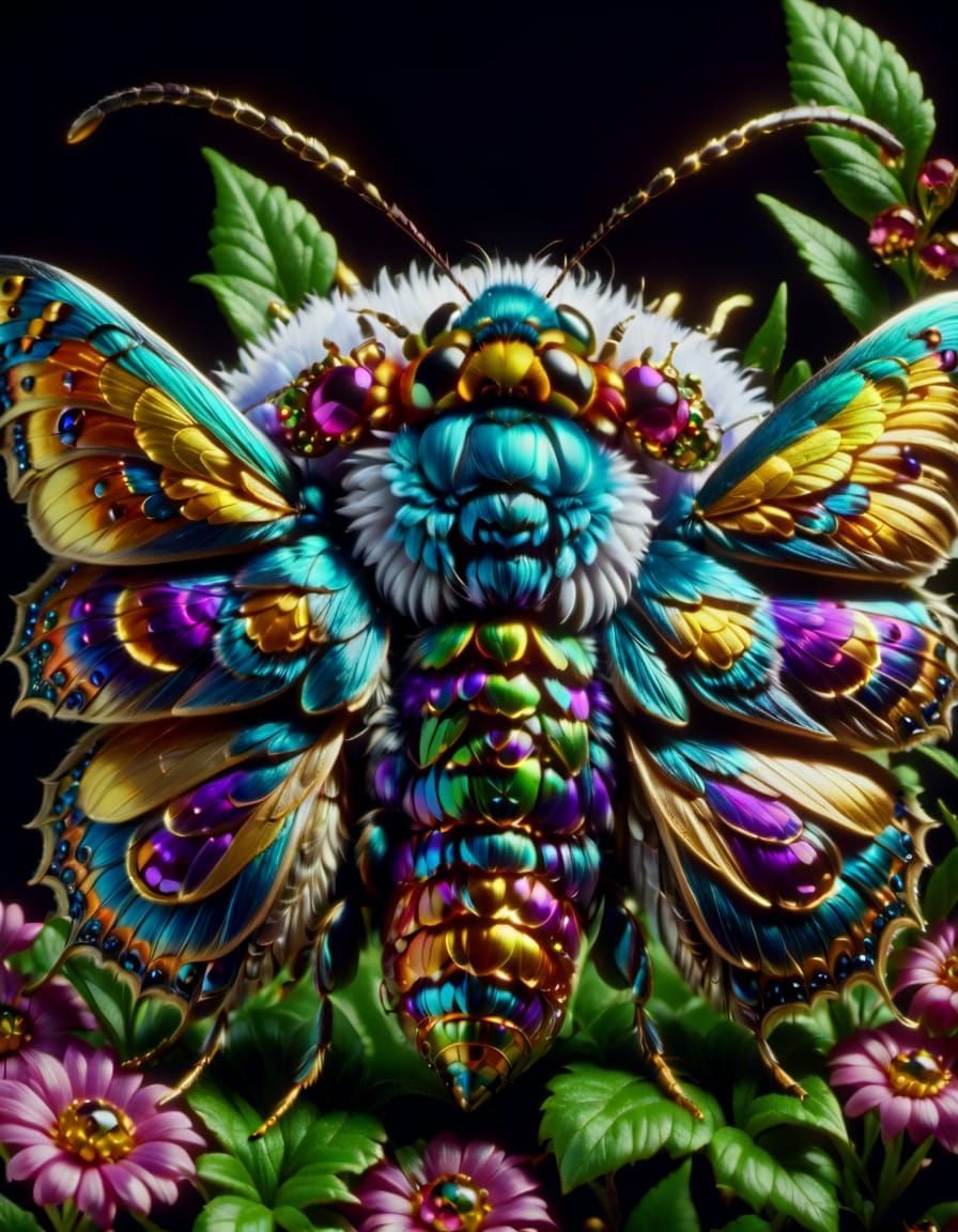 Fairy Moth - AI Generated Artwork - NightCafe Creator