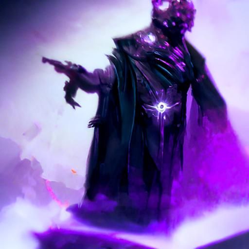 Ultraviolet space god - AI Generated Artwork - NightCafe Creator