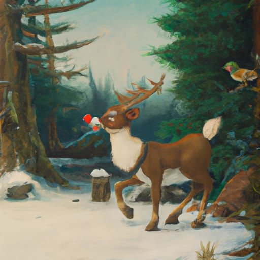 Rudolph the red-nosed reindeer