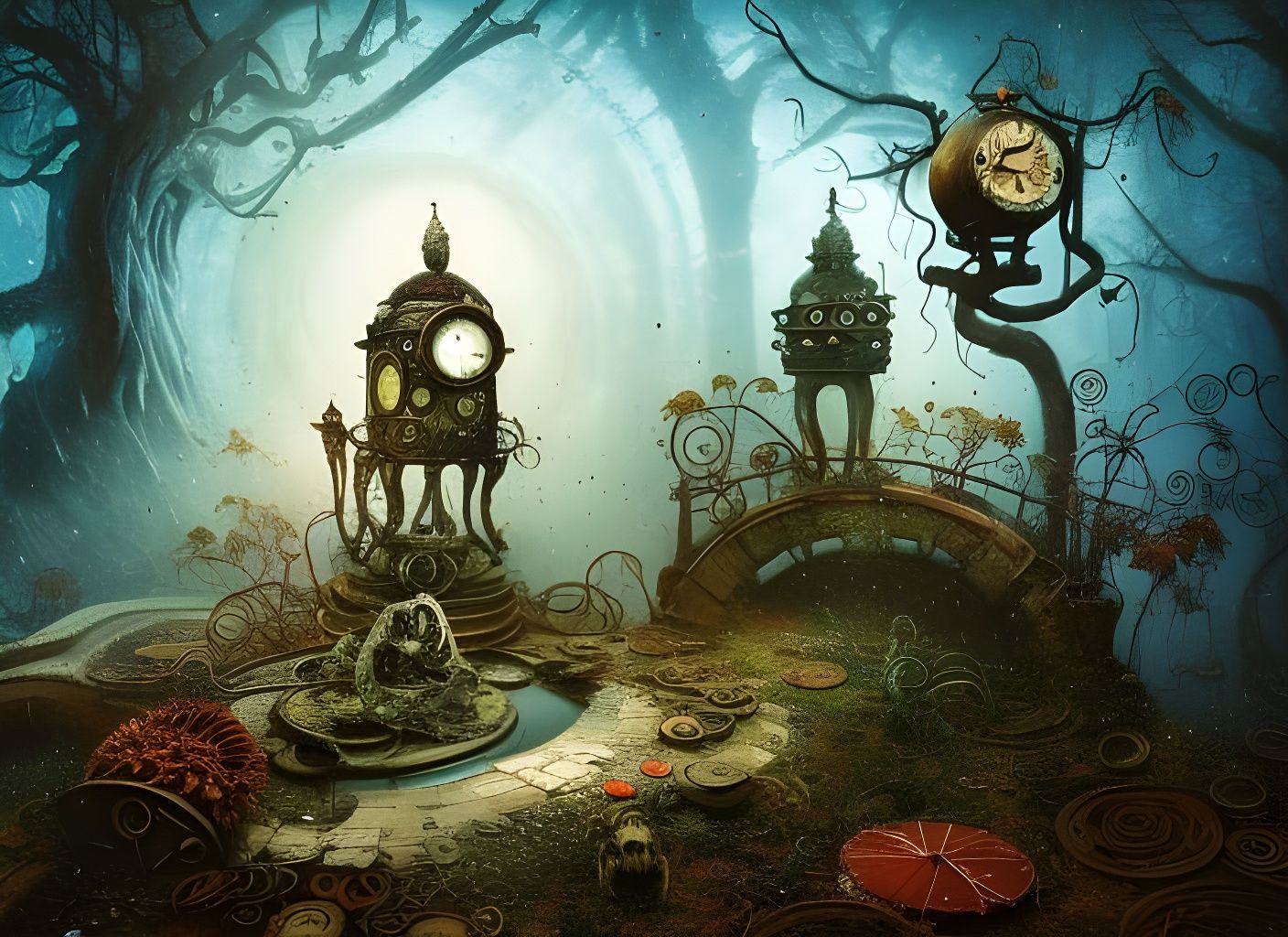 Abandoned Time Machine  by @Kate L