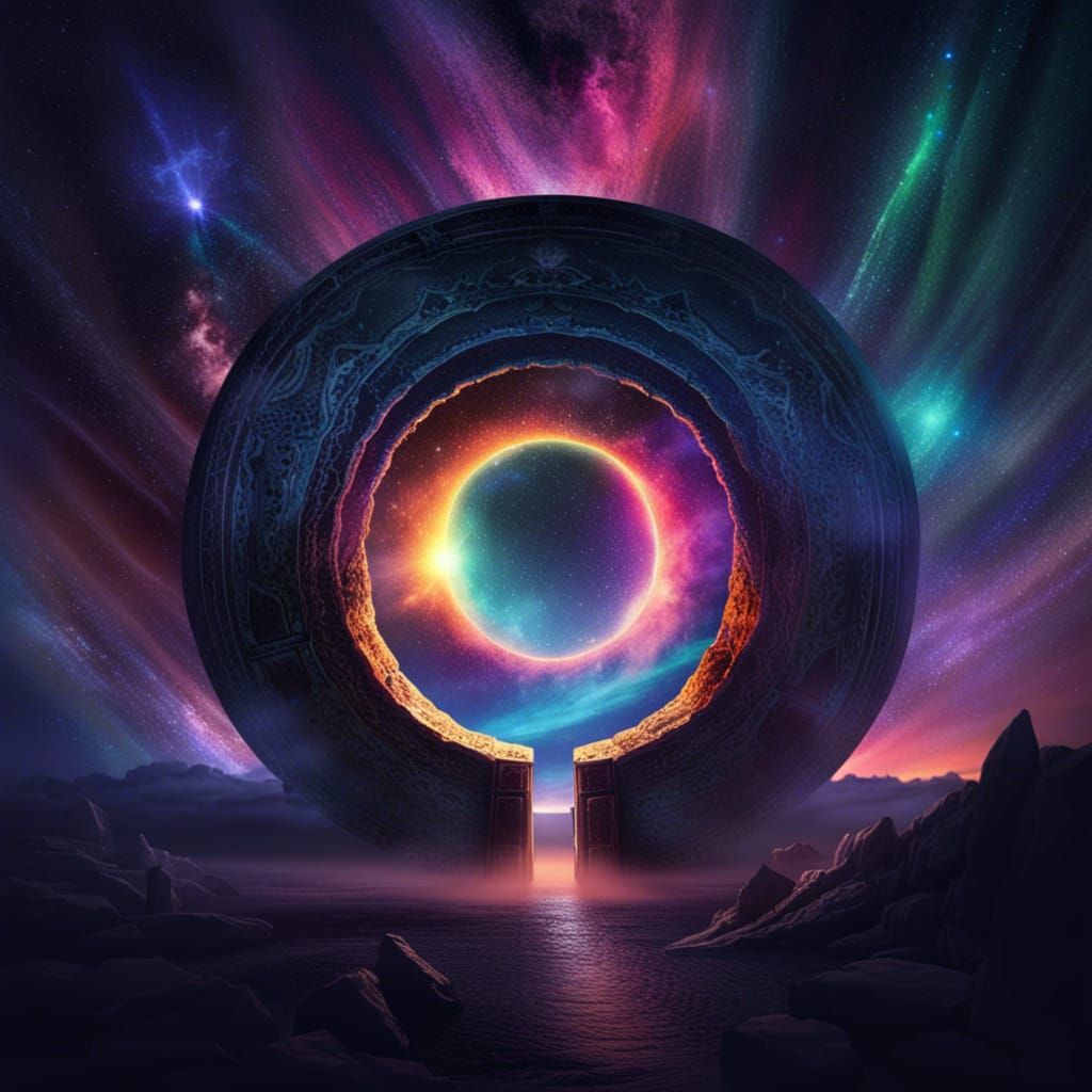 Cosmic Portal - AI Generated Artwork - NightCafe Creator