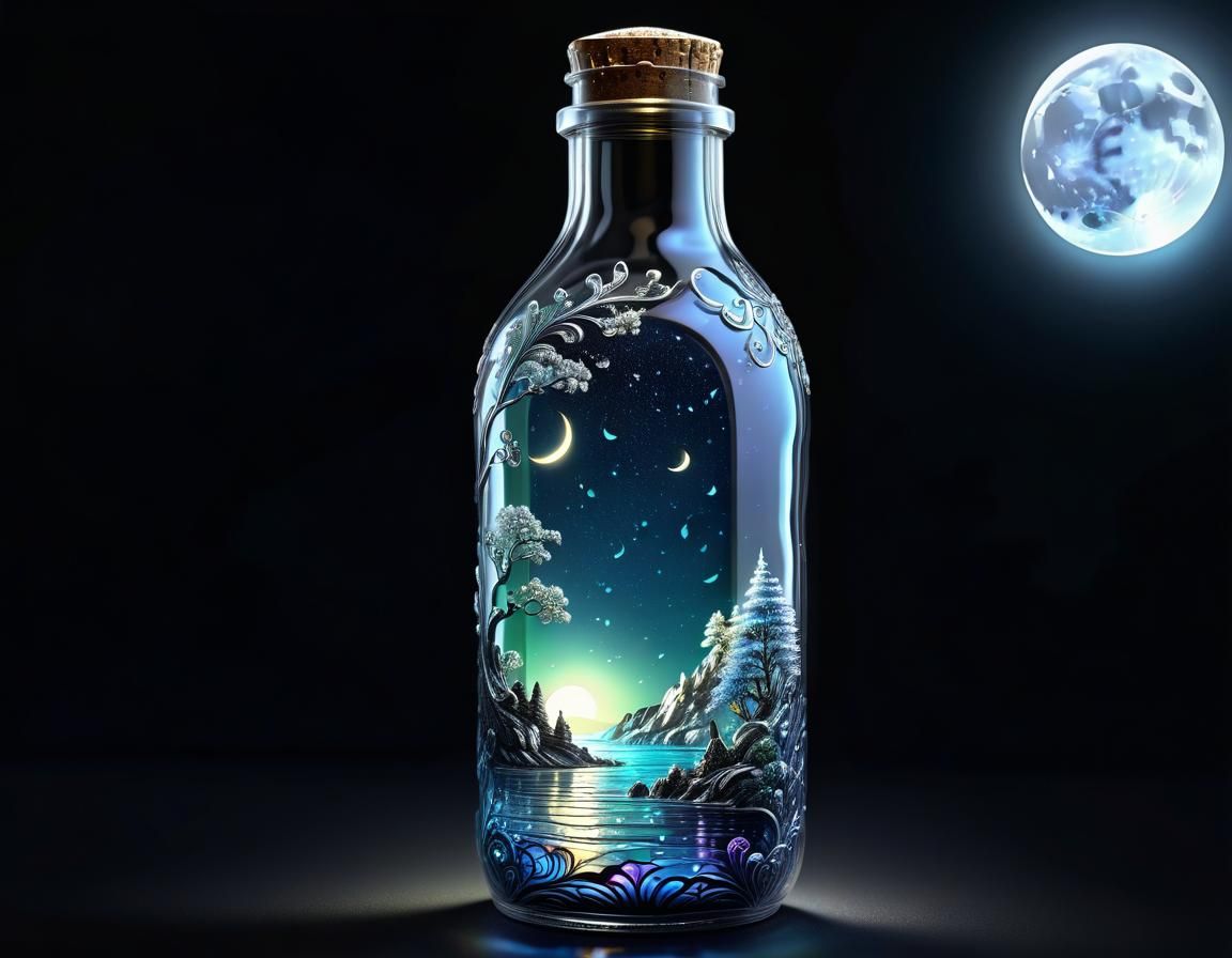 Moonlit Bottle