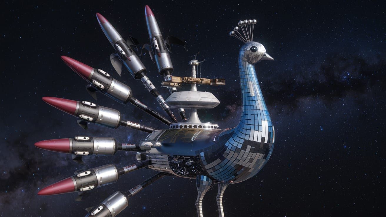 Starship Peacock Ready To Explore