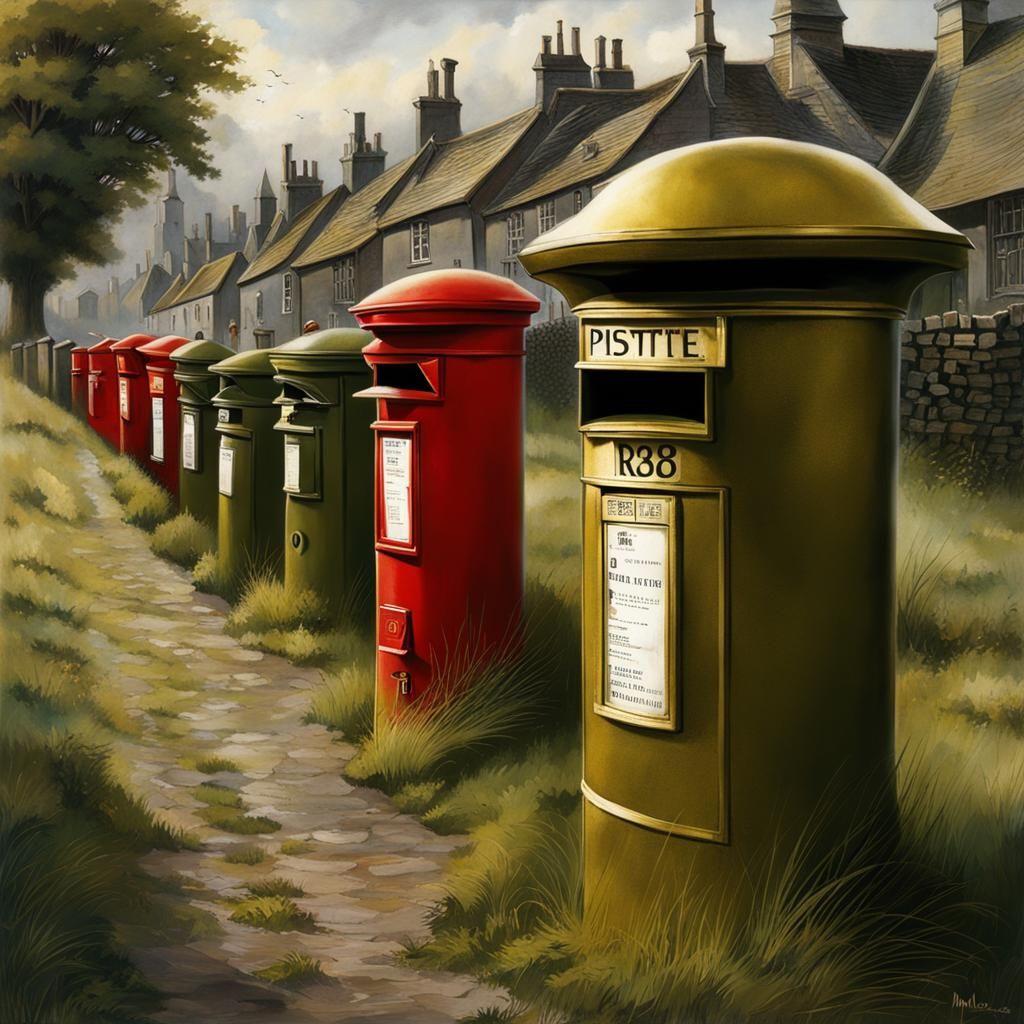 Post Haste. AI Generated Artwork NightCafe Creator