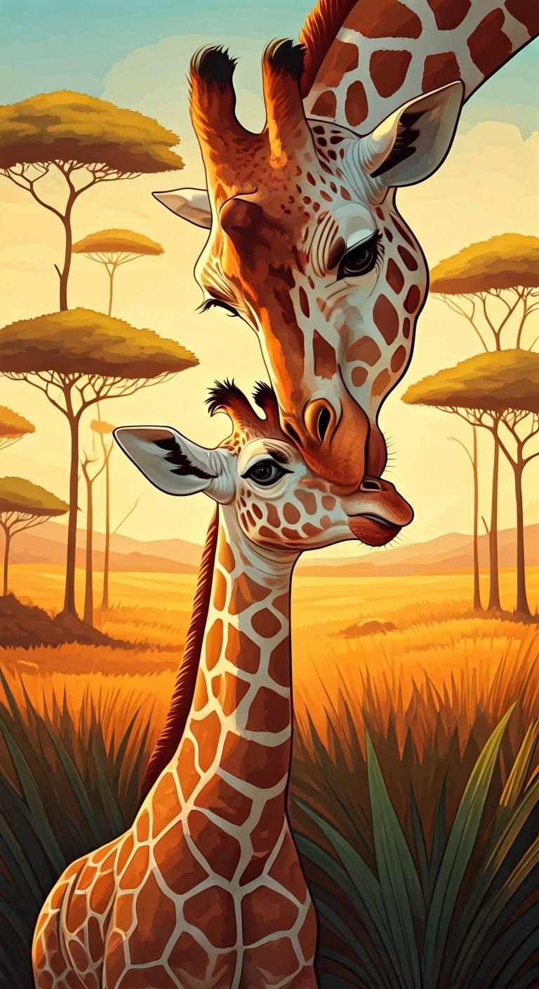 Mother and Calf  by @EmBee