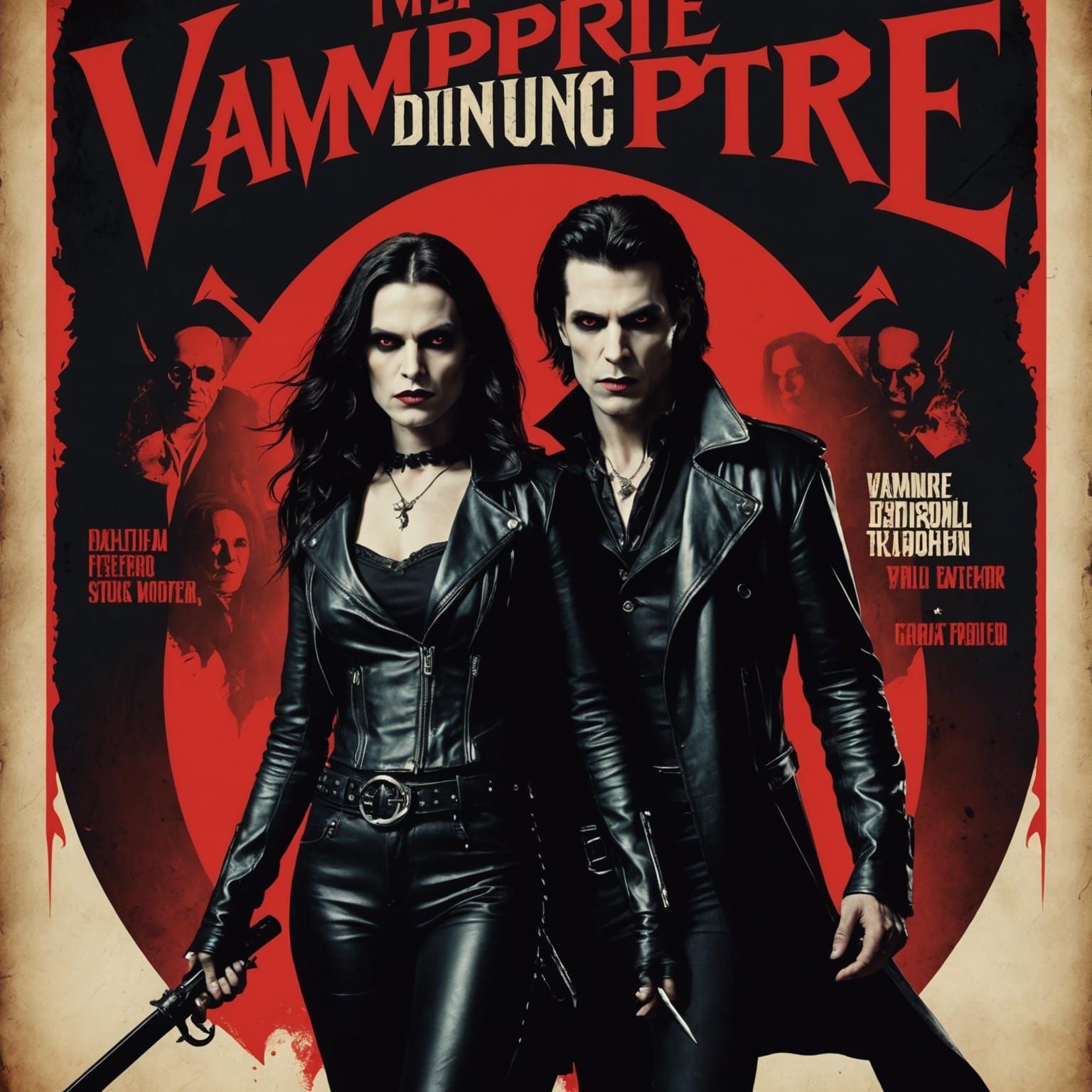 Posters for your own imagined films [ a beautiful gothic- rocker ...