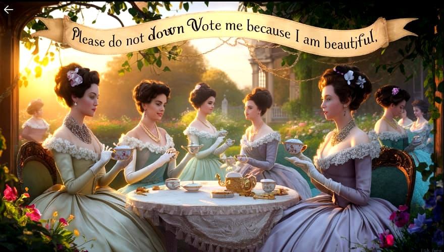 DO NOT DOWN VOTE ME b/c I am Beautiful