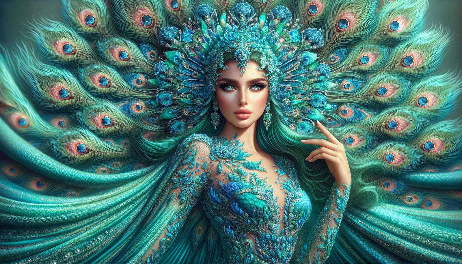 Peacock Woman