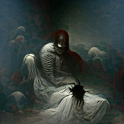 Pain hidden in the shadow - AI Generated Artwork - NightCafe Creator