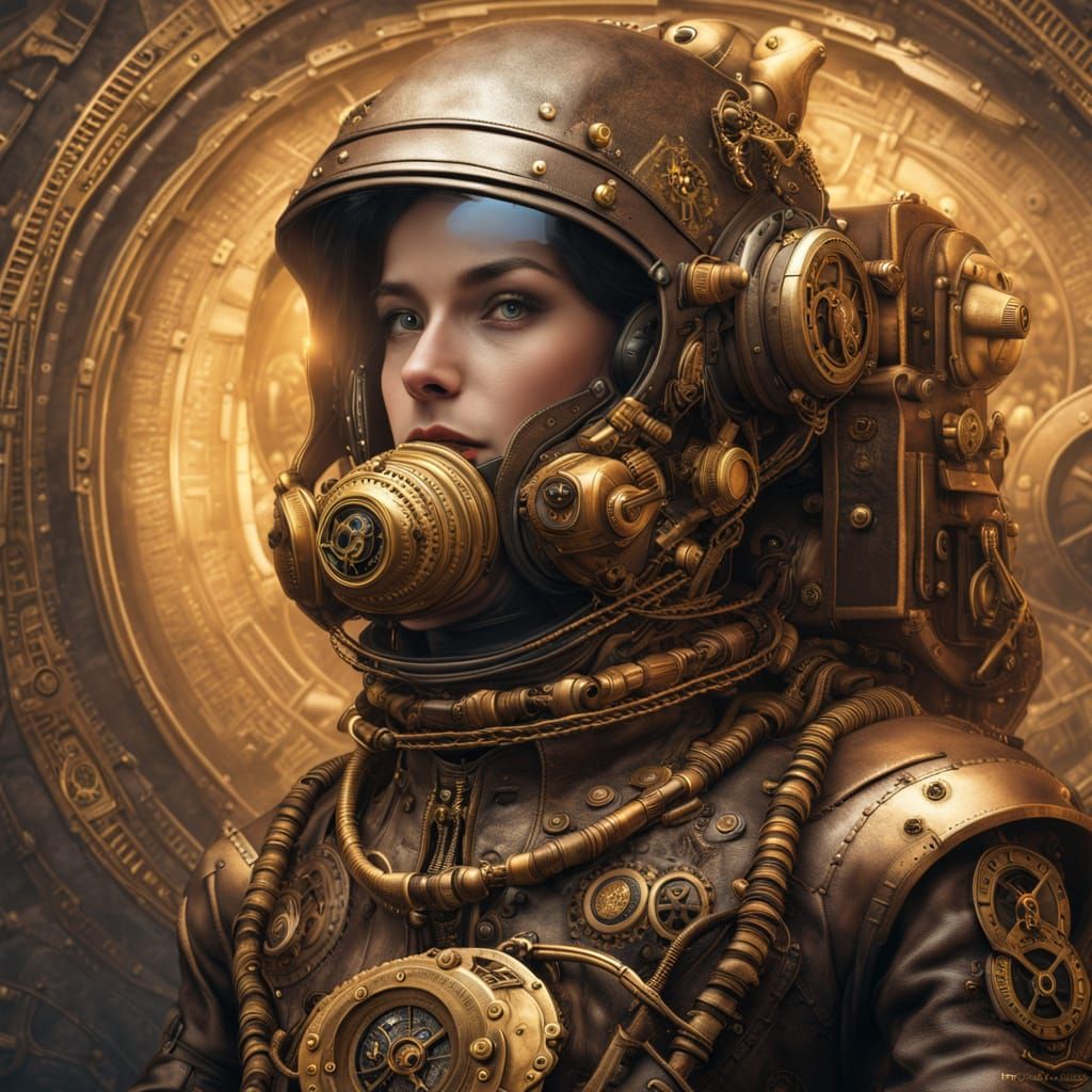 Steampunk astronaut  by @That Guys ZB